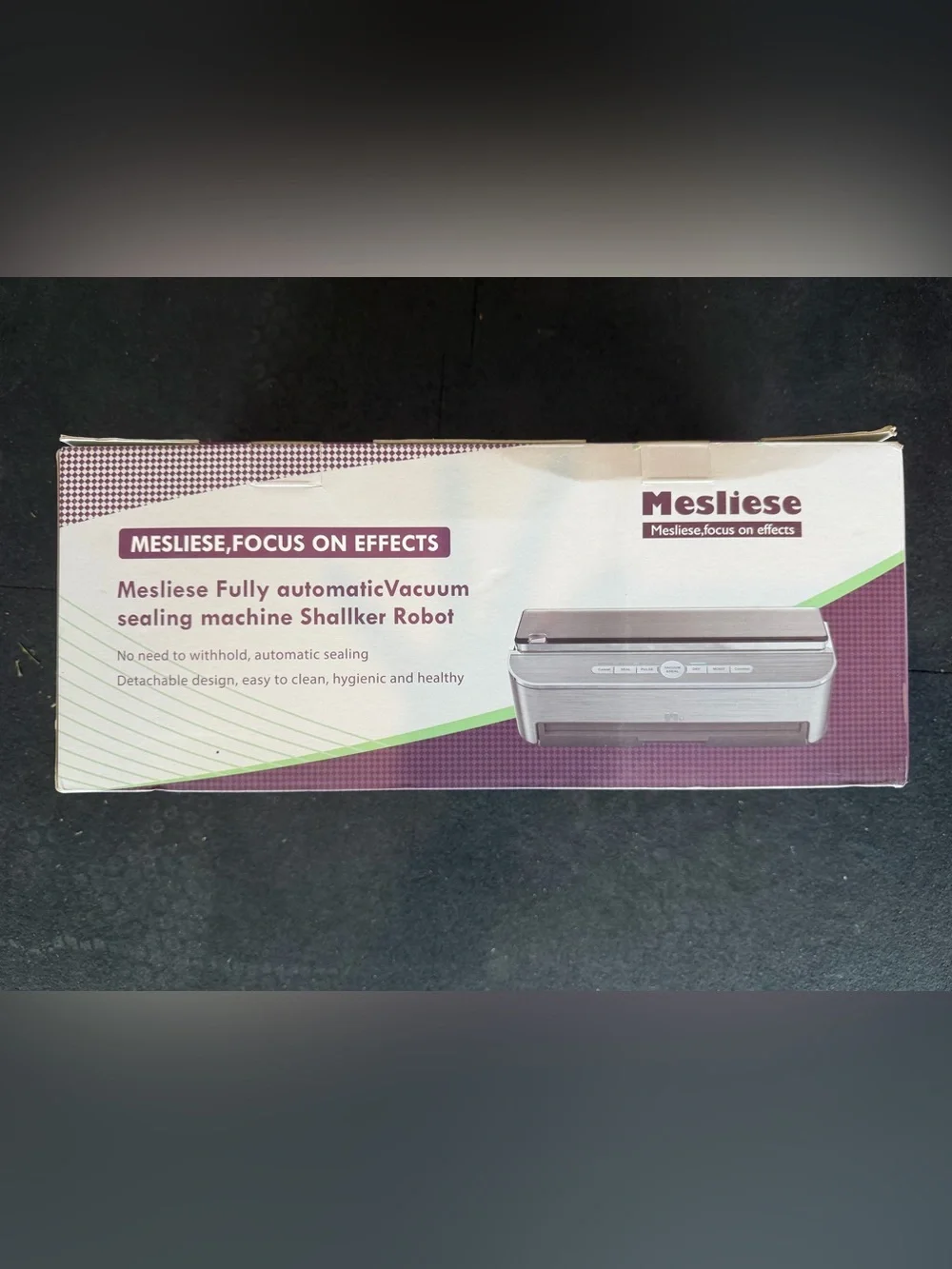 Mesliese Fully Automatic Vacuum Sealer, Shallker Robot